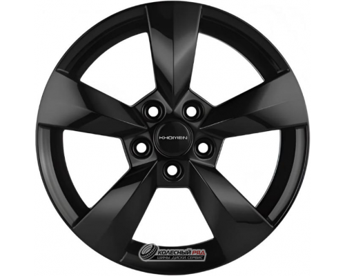 Khomen KHW 1504 6x15 5*100 ET38 DIA57.1 Black Литой