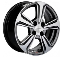Khomen KHW 1502 6x15 4*100 ET45 DIA56.6 Gray-FP Литой