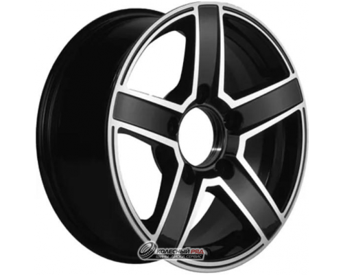 Khomen KHW 1614 6.5x16 5*139.7 ET35 DIA98.5 Black-FP Литой
