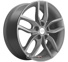 Khomen KHW 1708 6.5x17 5*114.3 ET37 DIA66.6 F-Silver Литой