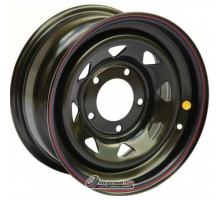 Off Road Wheels Toyota 8x16 6*139.7 ET25 DIA110.1 Black Штампованный