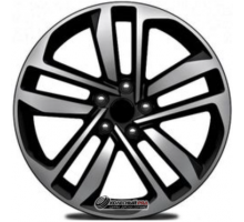 Khomen KHW 1612 6.5x16 5*114.3 ET46 DIA67.1 Black-FP Литой
