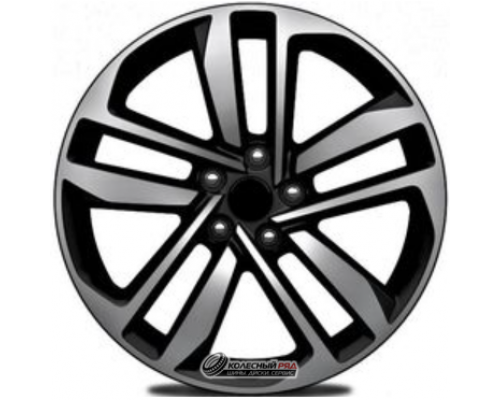 Khomen KHW 1612 6.5x16 5*114.3 ET46 DIA67.1 Black-FP Литой