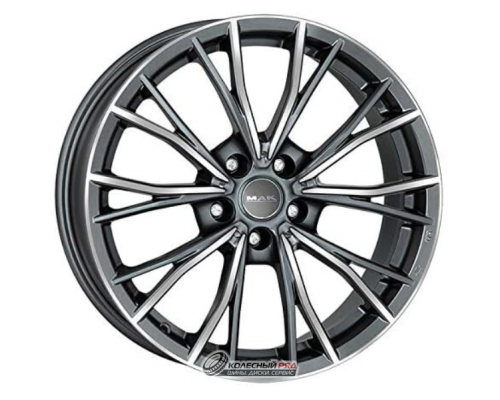 MAK Mark 8x19 5*112 ET46 DIA66.6 Gunmetal Mirror Face Литой