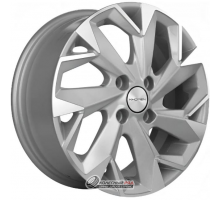 Khomen KHW 1402 5.5x14 4*100 ET43 DIA67.1 F-Silver-FP Литой