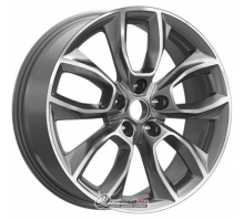 Скад КР001 7x18 5*114.3 ET40 DIA66.1 Diamond gloss graphite Литой