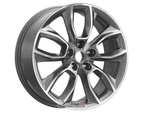 Скад КР001 7x18 5*114.3 ET40 DIA66.1 Diamond gloss graphite Литой