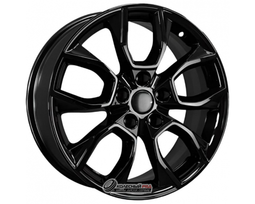 Khomen KHW 1713 7x17 5*114.3 ET45 DIA60.1 Black Литой