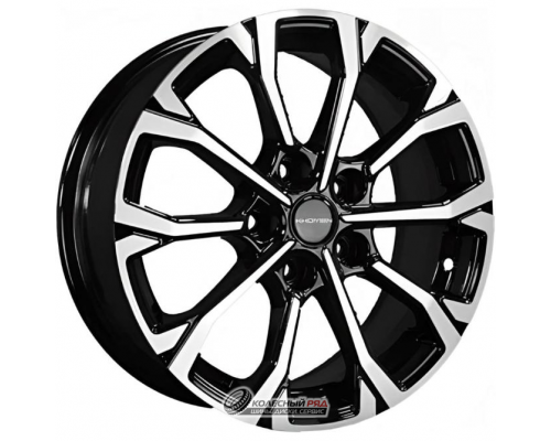 Khomen KHW 1605 6.5x16 5*114.3 ET45 DIA67.1 Black-FP Литой