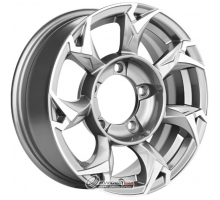 Khomen KHW 1505 5.5x15 5*139.7 ET5 DIA98.5 F-Silver-FP Литой