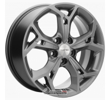 Khomen KHW 1702 7x17 5*110 ET46 DIA63.3 Gray Литой
