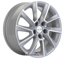 Khomen KHW 1604 6x16 5*100 ET38 DIA57.1 F-Silver-FP Литой