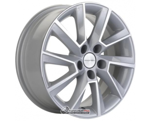 Khomen KHW 1604 6x16 5*100 ET38 DIA57.1 F-Silver-FP Литой