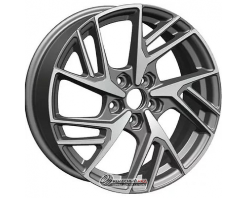 Khomen KHW 1722 6.5x17 5*114.3 ET45 DIA67.1 Gray-FP Литой