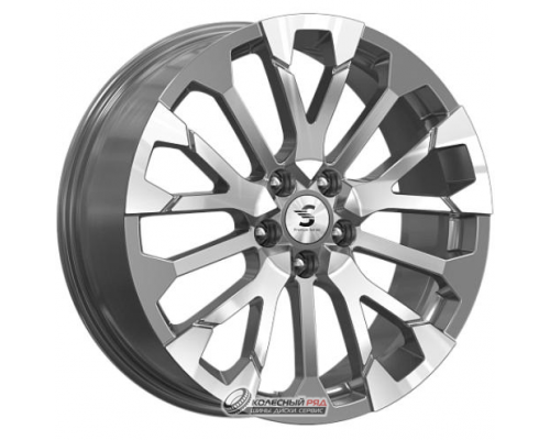 Скад КР003 7.5x19 5*114.3 ET39 DIA66.1 Diamond gloss graphite Литой