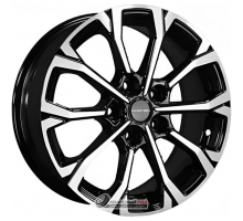 Khomen KHW 1605 6.5x16 5*112 ET46 DIA57.1 Black-FP Литой