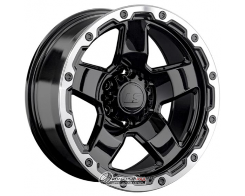 LS 1371 9.5x18 6*139.7 ET5 DIA106.1 BKL Литой