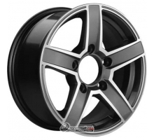 Khomen KHW 1614 6.5x16 5*139.7 ET35 DIA98.5 Gray-FP Литой