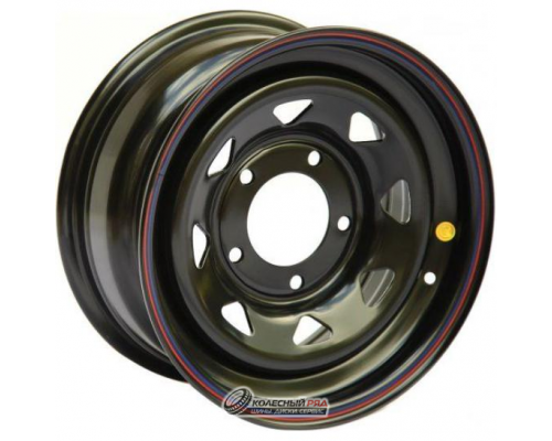 Off Road Wheels Niva 6.5x15 5*139.7 ET35 DIA98 Black Штампованный
