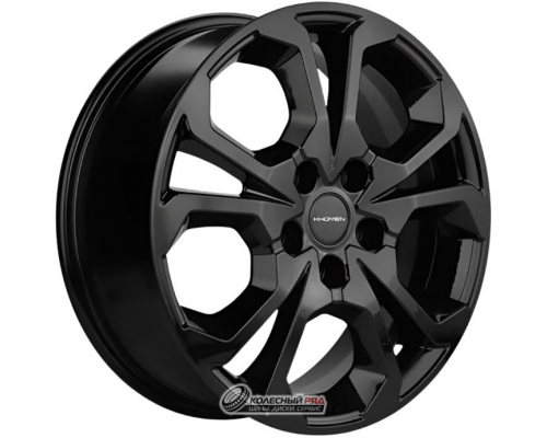 Khomen KHW 1711 6.5x17 5*108 ET43 DIA65.1 Black Литой