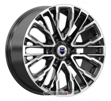 K&K Кортес 8.5x19 6*139.7 ET36 DIA100.1 Алмаз черный Литой