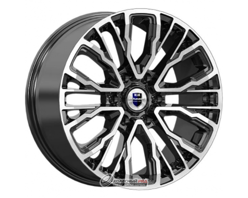 K&K Кортес 8.5x19 6*139.7 ET36 DIA100.1 Алмаз черный Литой