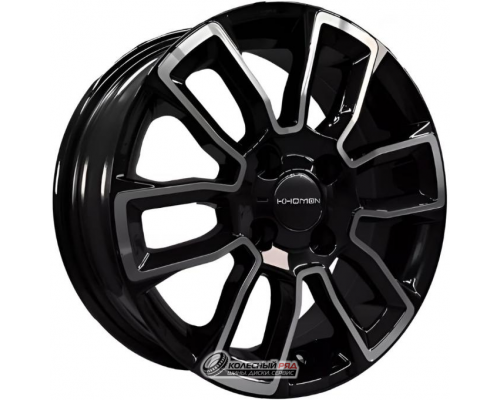 Khomen KHW 1406 5.5x14 4*98 ET35 DIA58.6 Black-FP Литой