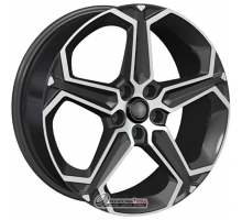 Khomen KHW 1909 7.5x19 5*114.3 ET40 DIA60.1 Black-FP Литой