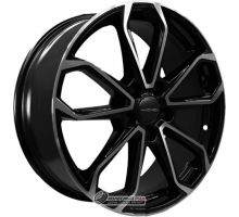 Khomen KHW 1816 7x18 5*114.3 ET48.5 DIA67.1 Black-FP Литой