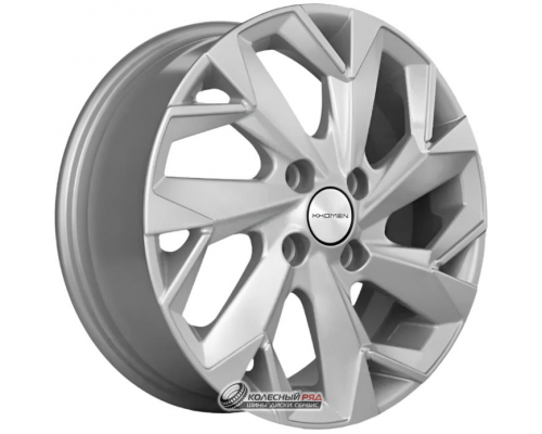 Khomen KHW 1508 6x15 4*100 ET39 DIA56.6 F-Silver Литой