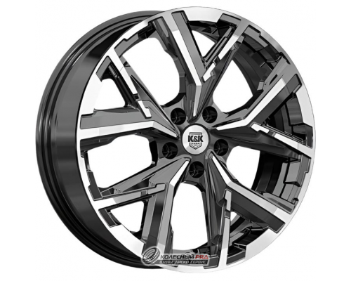 K&K Айона 6.5x18 5*114.3 ET45 DIA67.1 Алмаз черный Литой