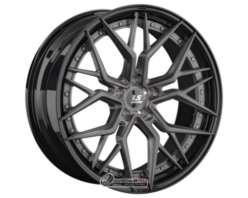 LS Forged FG35 10.5x21 5*112 ET43 DIA66.6 ALBRSD-GM/BK Кованый
