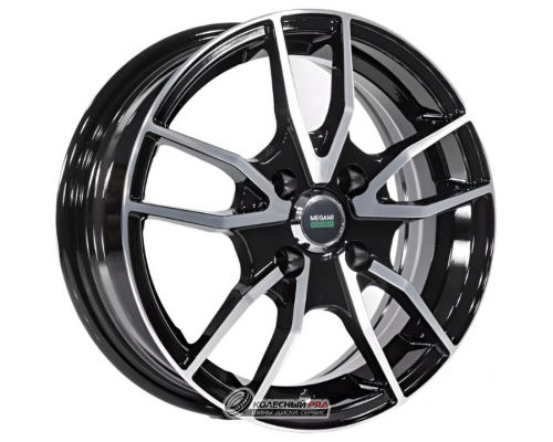 Megami MGM-20FF 6x15 5*100 ET38 DIA57.1 BKF Литой