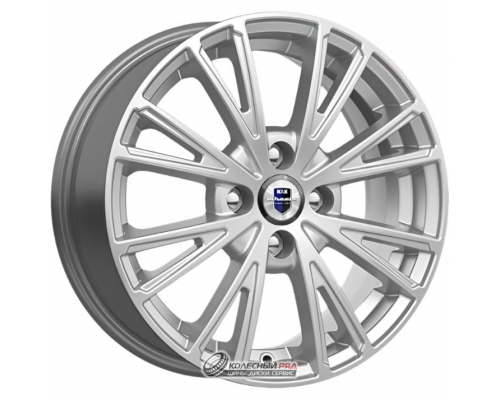 K&K Меандр 6x16 4*100 ET40 DIA67.1 Elite silver Литой