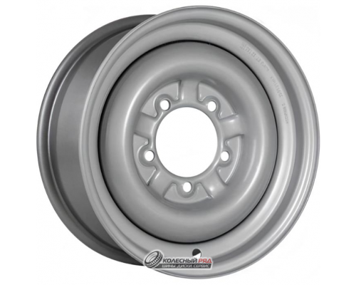 Kronprinz УАЗ-450 6x15 5*139.7 ET22 DIA108.6 Silver Штампованный