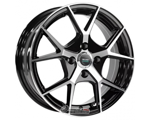 Megami MGM-18FF 6x15 4*100 ET37 DIA60.1 BKF Литой