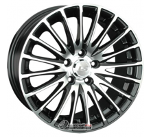 LS 565 6.5x15 5*100 ET38 DIA73.1 BKF Литой