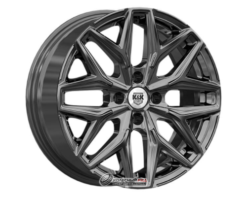 K&K Ариус 7x17 5*108 ET33 DIA60.1 Черный Литой