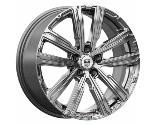 K&K Аламер 7.5x18 5*112 ET43 DIA57.1 Дарк платинум Литой