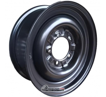 Accuride УАЗ-450 6x15 5*139.7 ET22 DIA108.6 Black Штампованный