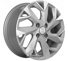Khomen KHW 1508 6x15 4*100 ET39 DIA56.6 F-Silver-FP Литой