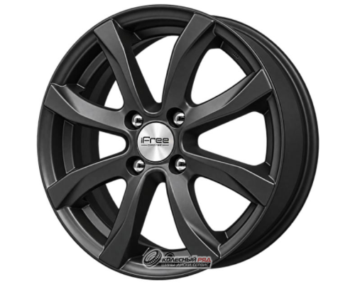 iFree Дайс 6x15 4*100 ET48 DIA54.1 Блэк мэт Литой