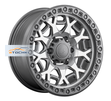 LS FlowForming 9x17/6x139,7 ET20 D106,1 RC91 MGMF (конус, Колпак+лого)