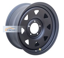Off-Road Wheels 8x18/5x139,7 ET20 D110 УАЗ, ГАЗ Соболь, Dodge Ram 1500 Черный матовый (треуг. мелкий)
