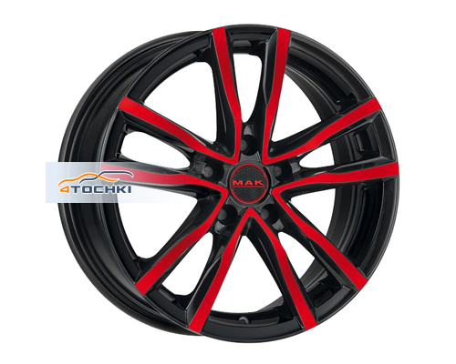 Купить диски MAK 7x17/5x114,3 ET40 D76 Milano Black Red Face от производителя MAK в Казани Купить диски MAK 7x17/5x114,3 ET40 D76 Milano Black Red Face от производителя MAK в Казани