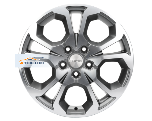 Купить диски Khomen Wheels 6,5x17/5x114,3 ET50 D66,1 KHW1711 (Arkana/Kaptur) Gray-FP от производителя Khomen Wheels в Казани Купить диски Khomen Wheels 6,5x17/5x114,3 ET50 D66,1 KHW1711 (Arkana/Kaptur) Gray-FP от производителя Khomen Wheels в Казани