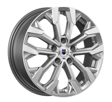 K&K 6,5x17/5x100 ET45 D67,1 Морейн (КС1046) Дарк платинум