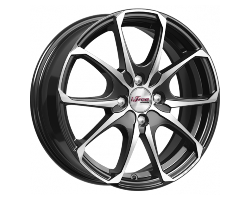 Купить диски iFree 6x16/4x100 ET45 D60,1 Такеши (КС877) Блэк Джек от производителя iFree в Казани