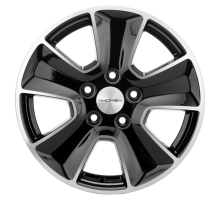 Khomen Wheels 6,5x16/5x114,3 ET50 D67,1 KHW1601 (Huyndai/Kia) Black-FP