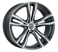 MAK 9x19/5x120 ET18 D74,1 X-Mode Gunmetal Mirror Face